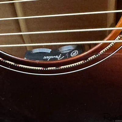 Fender Paramount PD-220E Dreadnought Acoustic-Electric Guitar w/ Case image 7
