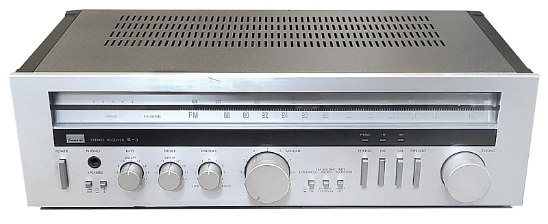Vintage Sansui R-5 Stereo Receiver Amplifier  			