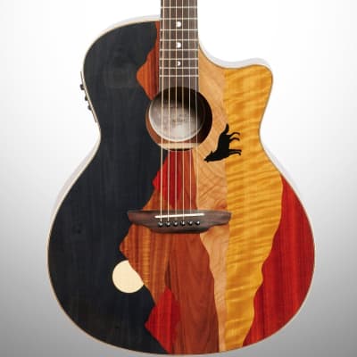 Luna Vista Wolf Acoustic Guitar (with Case) for sale