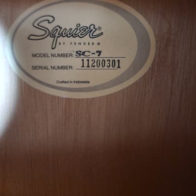 Squier by Fender SC-7 Classical - 2010's - Natural image 10