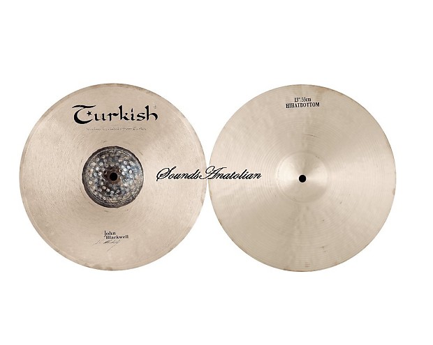 Turkish Cymbals 13" Signature Series John Blackwell Hi-Hat JB-H13 (Pair) image 1