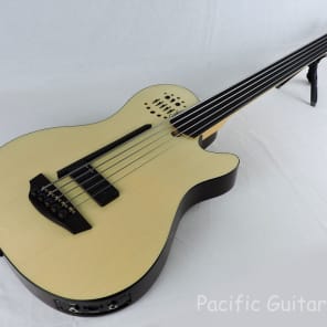 Godin A5 Ultra 5 String Semi Acoustic Bass - Ebony Fretless Fingerboard With Synth Access & Bag! image 4