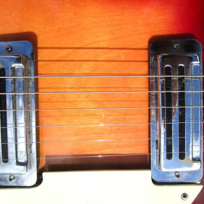 Sekova 360 Copy Guitar, 1970, Japan, 2 Pu. Gig Bag image 4