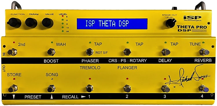ISP Technologies MS Theta Pro DSP Michael Sweet Preamp and Multi-effects Pedal image 1