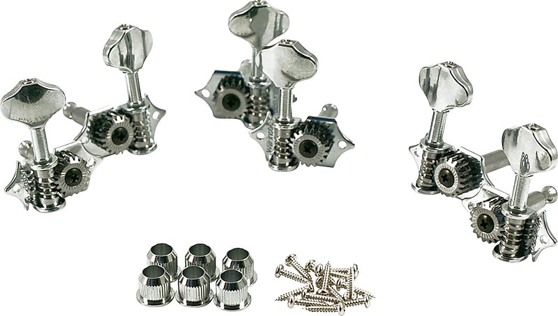 Wilkinson Open Gear Deluxe Tuning Machines Chrome | Reverb