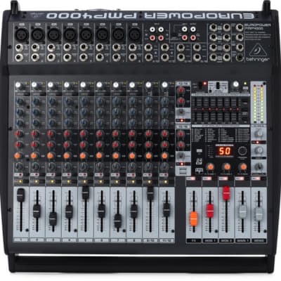 Behringer Europower PMP4000 16-channel 1600W Powered Mixer image 2