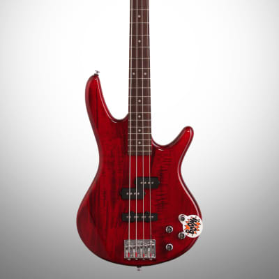 Ibanez GSR200 Electric Bass - Transparent Red image 2
