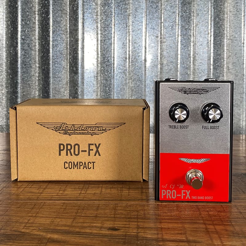 Ashdown PFX-TBOOST AGM Pro FX Compact Two Band Button Boost Guitar Effect Pedal image 1