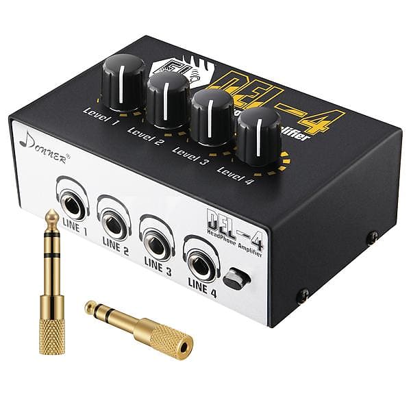Headphone Amplifier Professional 4Channel Reverb