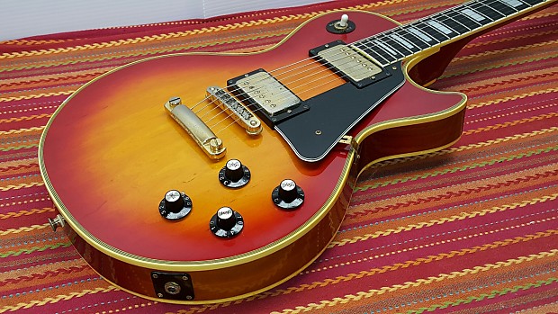 Aria Pro II Les Paul Custom 197? MIJ CIJ Cherry Sunburst