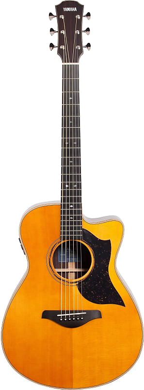 Yamaha ARE AC5R Concert Cutaway Acoustic-Electric Guitar - Vintage Natural image 1