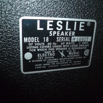 1970 Leslie 18 Guitar Cabinet image 6