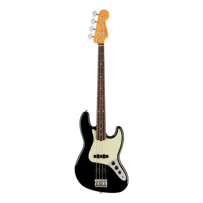 Open Box Fender American Professional II Jazz Bass - Black w/ Rosewood FB image 2