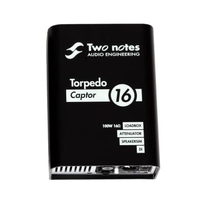 Two Notes Torpedo Captor Reactive Loadbox DI and Attenuator - 16-ohm image 1
