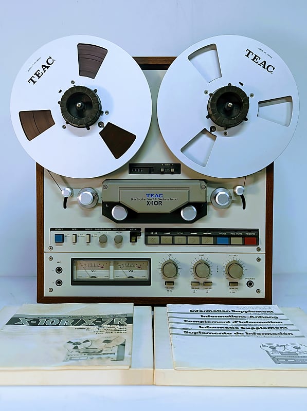 Vintage Teac X-10R Reel to Reel Tape Deck VIDEO SERVICED Manual