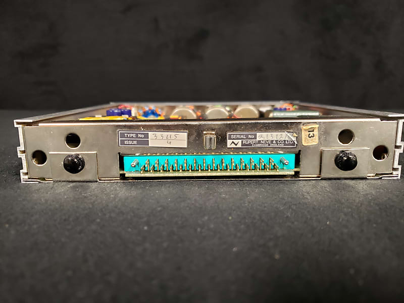 Vintage Neve 33115 pair w/ custom rack | Reverb