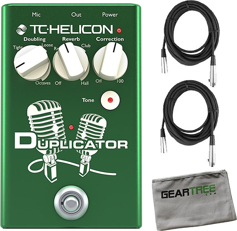 TC Electronic Duplicator Vocal Effect Pedal Bundle Green | Reverb