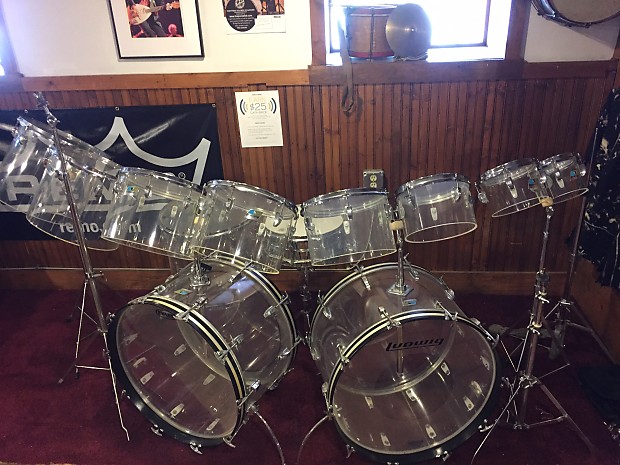 Ludwig Vistalite Octaplus 1976 Clear