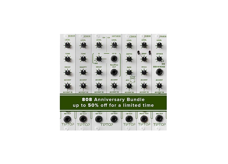 Tiptop Audio 808 Bundle - White