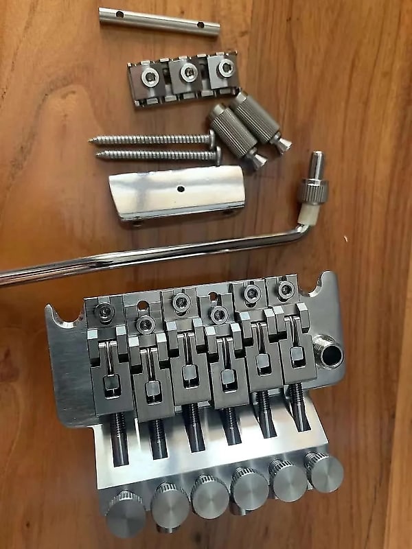 Titanium Guitar Double Locking Bridge Tremolo System Reverb