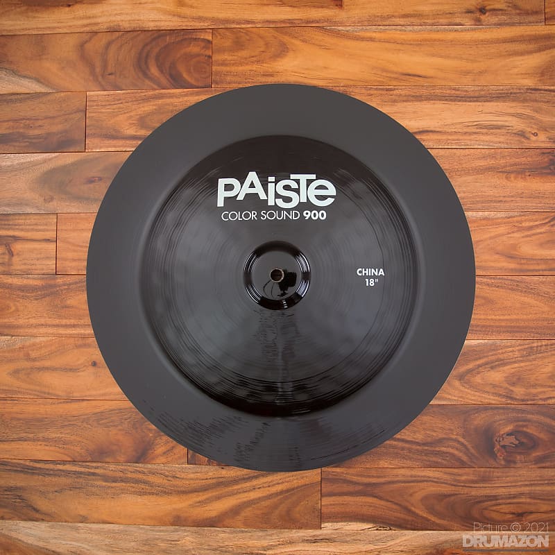 Paiste 18" 900 Color Sound Series Black China Cymbal image 1