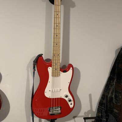 Fender Squier Bronco Bass Red image 1