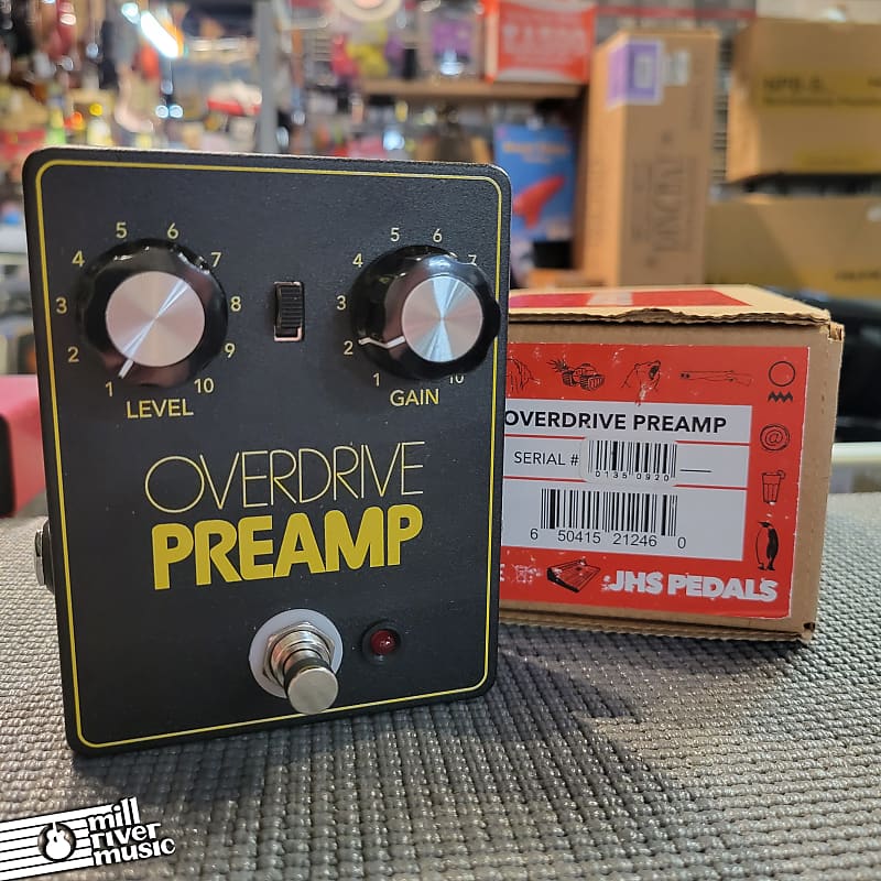 JHS Overdrive Preamp Effects Pedal w/ Box Used
