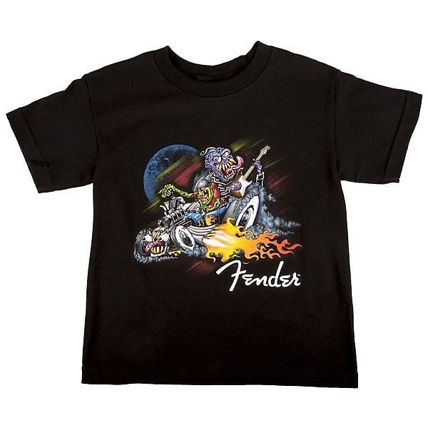 Fender Rockabilly Graphic Short Sleeve T-Shirt, Size - Boys 6 Years #9103085506 image 1