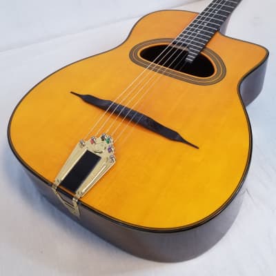 Gitane D-500 D Hole MacCaferri-Style Professional Gypsy Jazz Guitar, Solid Sitka Spruce Top, W/Protour Gig Bag 2023 image 9