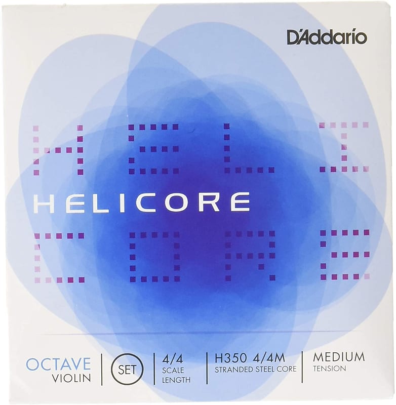 D'Addario H350 4/4M Helicore 4/4 Octave Violin Strings - Medium image 1