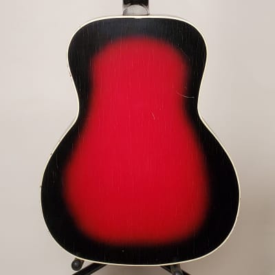 1960's Belltone Slide & Contemporary guitar. Acoustically sound  Rosewood neck. Orig.case. RARE image 3