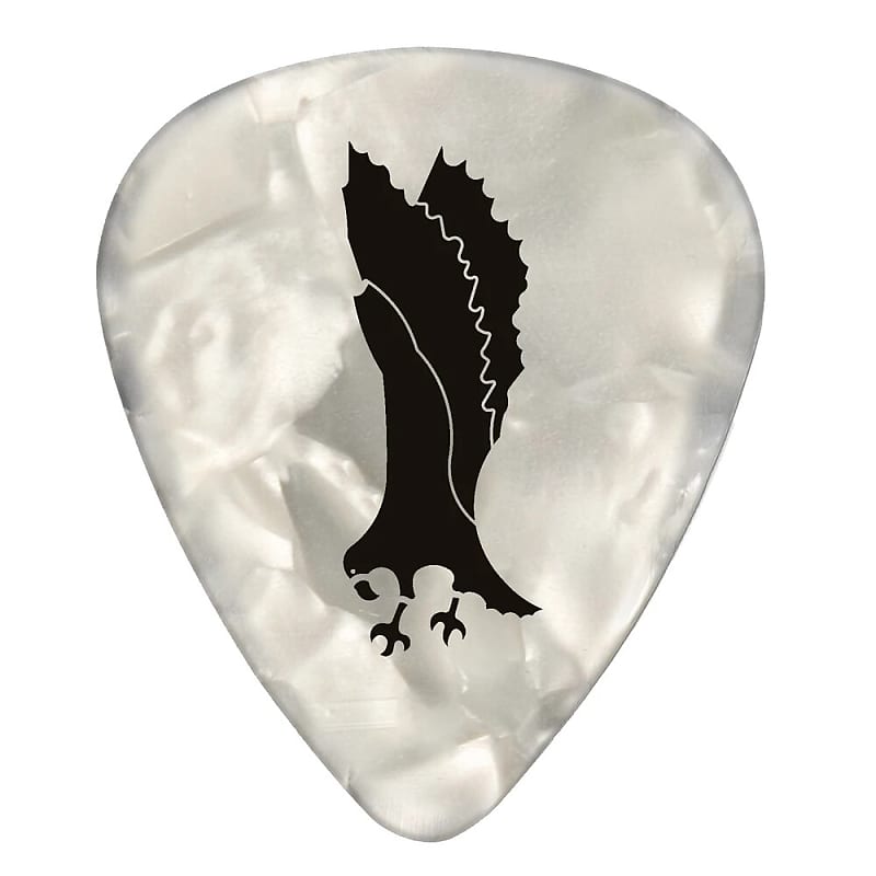 PRS Paul Reed Smith 12-Pack White Celluloid Pearloid Picks, Thin image 1