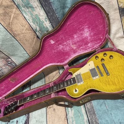 Vintage Original Gibson, hard shell case, stone,Les Paul 1959 Sunburst image 3