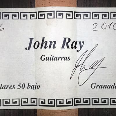 John Ray Torres 2010 Classical Guitar Spruce/CSA Rosewood image 11