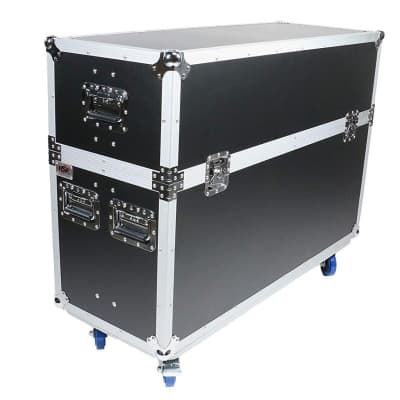 OSP Cases | ATA Road Case | Flight Case for (2) LED Screens up to 55" | ATA-LED-55X2 image 1