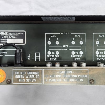 Crown (Amcron) Model IC-150 , Professional Preamplifier , Clean image 7