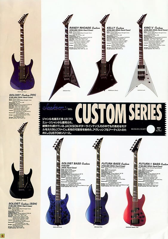 Jackson (Grover Jackson) Kelly Custom 1994 Metallic Black