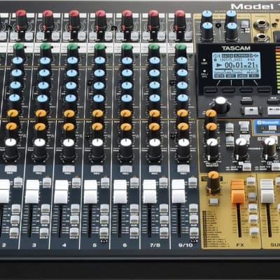 Tascam Model 12 Mixer, USB Audio Interface, and Multitrack Recorder image 2