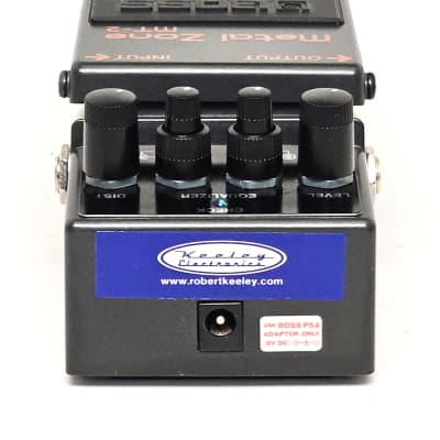 used Keeley Modded Boss MT-2 Metal Zone, Excellent Condition