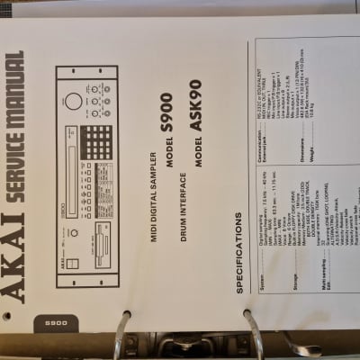 Akai S900 / ASK90 Service Manual