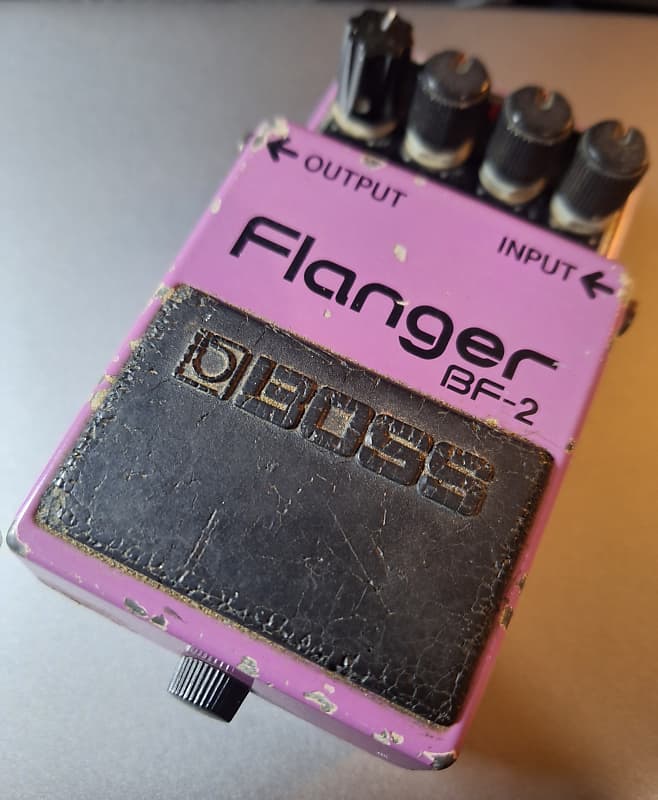 BOSSフランジャーBF-2（ジャパン製） Boss BF-2 Flanger 1980-1984 (Black Label) Made In Japan | Reverb