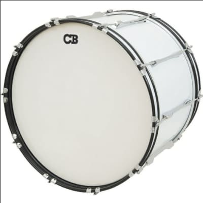 CB Drums Cb700 14x24 Bass Drum-White 3657 image 3