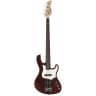 Cort GB Series GB34A 4-String Electric Bass Guitar, Walnut Satin