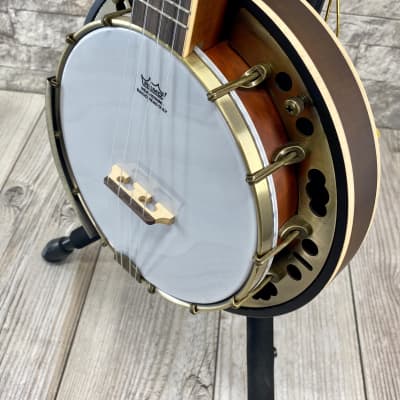 Alabama #ALB-60UB2 Limited Edition Banjo Ukulele w/ Antique Brass Hardware image 8