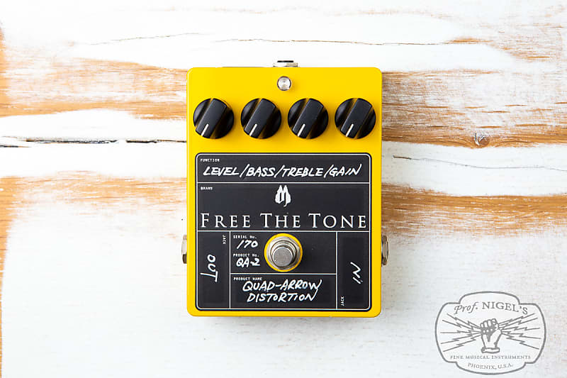 Free The Tone QA-2 Quad Arrow Distortion Amazing Headroom MIJ Made in Japan