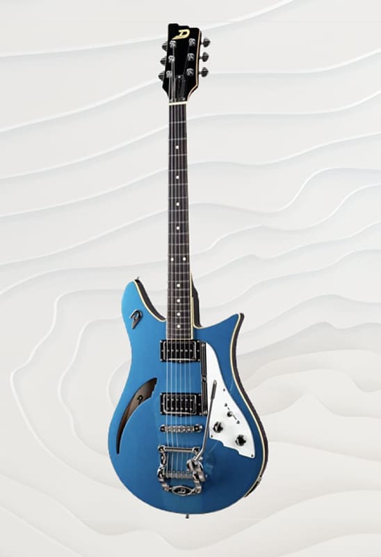 Duesenberg Double Cat Semi-Hollow Guitar - Catalina Blue image 1
