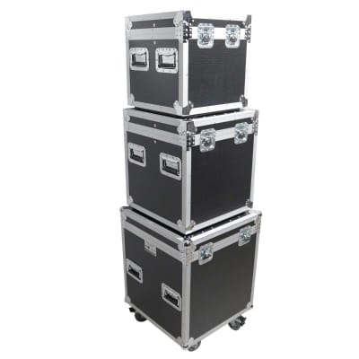 ProX XS-UTL49-PKG3 3 Case Package Utility Accessories Storage ATA Style Road  Cases