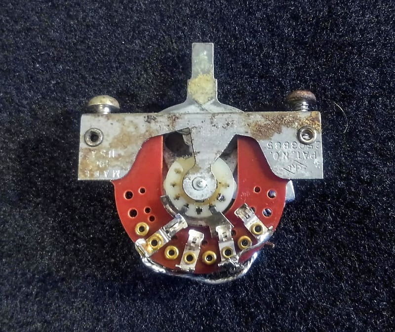 1966 - 70s Centralab CRL 1452 MADE IN USA 3 Way Switch