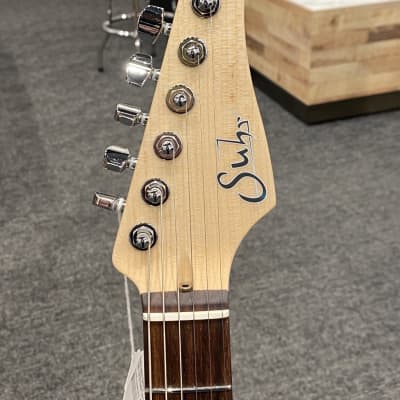 Suhr 01-CUS-0018 Custom Standard Flame Top Electric Guitar, Green w/ Hard Case image 3