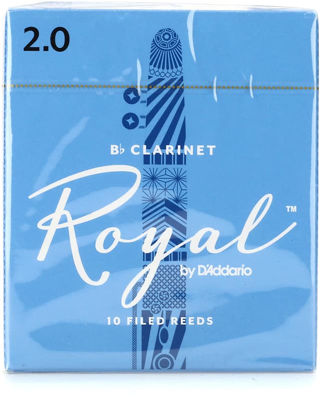 D'Addario RCB10 Royal Bb Clarinet Reed - 2.0 (10-pack) image 1